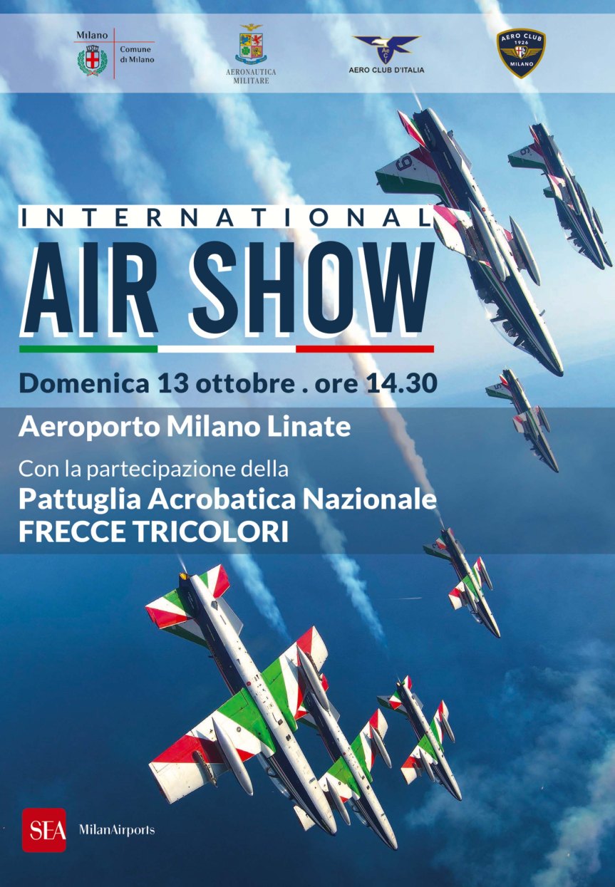 FRECCE TRICOLORI – MILANO LINATE AIR SHOW 2019&nbsp;(PROVE)
