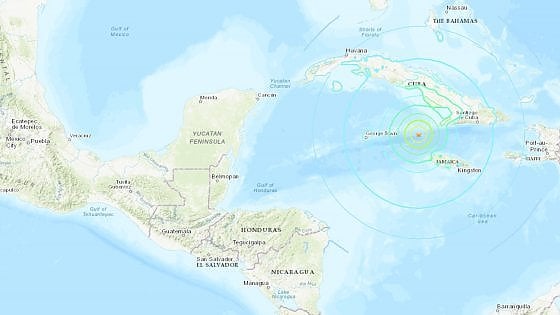 Terremoto magnitudo 7.7 nei Caraibi tra Cuba e Giamaica, trema anche&nbsp;Miami.