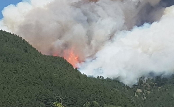Incendi: bruciano i boschi intorno a L’Aquila, aria irrespirabile in&nbsp;città
