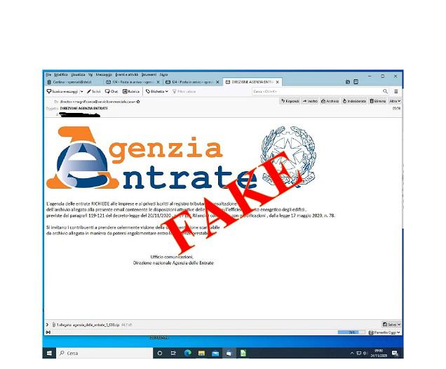 Nuova ondata di false email di&nbsp;phishing