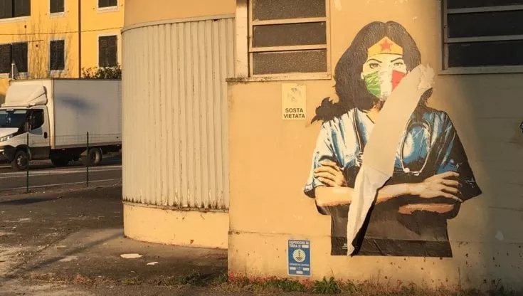 L’infermiera Wonder Woman di Codogno sfregiata dai&nbsp;vandali