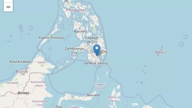 Filippine, scossa di terremoto di magnitudo 6 sull’isola di&nbsp;Mindanao