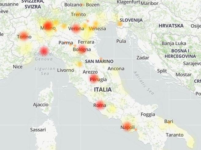 WindTre down, problemi a chiamate Wind in molte città&nbsp;italiane