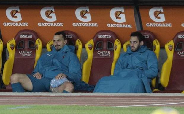 Milan, lesione all’adduttore per Ibrahimovic: stop di almeno due&nbsp;settimane